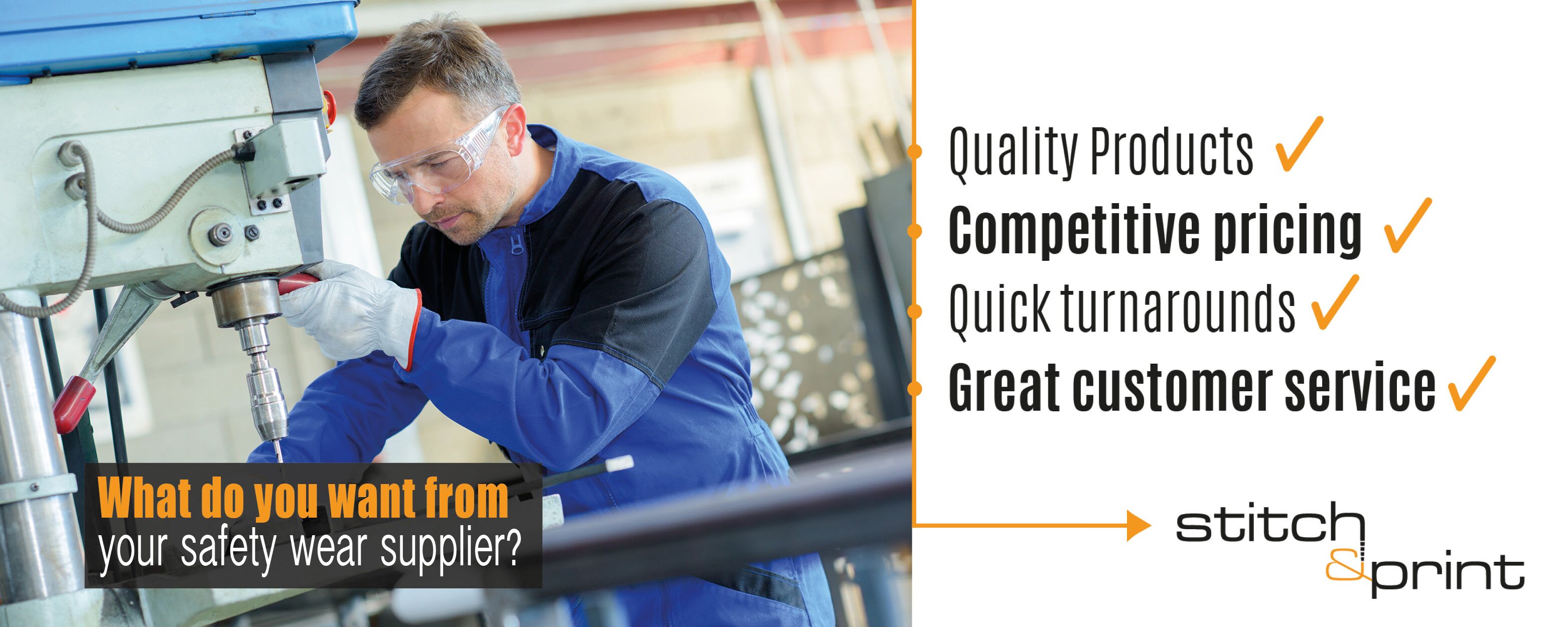 Embroidered Industrial Workwear UK & Cumbria Stitch & Print